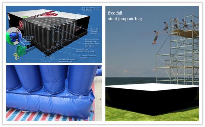 ฟรีฤดูใบไม้ร่วง Infuntable Stunt Air Bag สำหรับ Inflatable Jump เกม