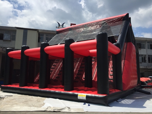 Tarpaulin Inflatable Castle Bouncer Trampoline Jumping สนามเด็กเล่น Inflatable Combo