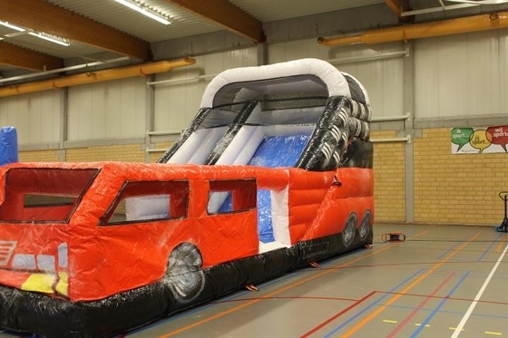 ธีมรถสไลด์พอง Inflatable Park Inflatable Castle Slide Combo