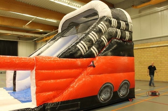 ธีมรถสไลด์พอง Inflatable Park Inflatable Castle Slide Combo