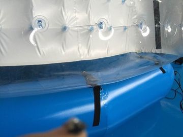 Semi Transparent Inflatable เต็นท์ฟอง / Inflatable Yard เต็นท์ผ้าใบ PVC สีขาว