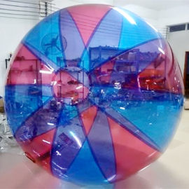 Comercial ของเล่นน้ำใหญ่ Inflatable น้ำลูกบอลสีสันพอง Inflatable เดินสำหรับผู้ใหญ่