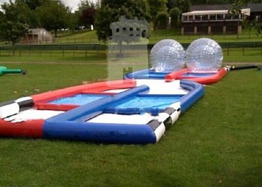 รอยขีดข่วนของเล่นกลางแจ้ง inflatable inflatable Zorb บอลแข่ง Ramp