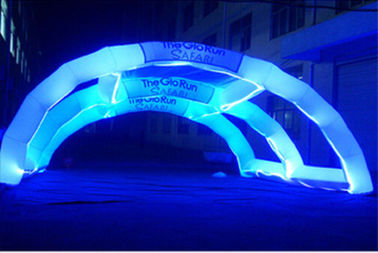 สินค้าตกแต่งบ้าน Inflatable, ไฟ LED พอง Rainbow Arch