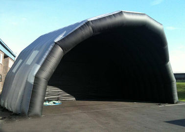 ที่กำหนดเองยักษ์พอง Inflatable Stage Black เต็นท์เหตุการณ์ใหญ่พอง