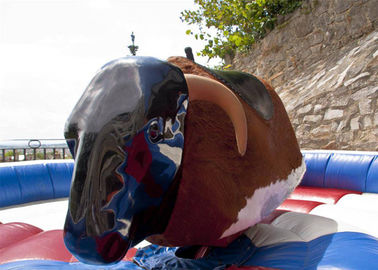 Rodeo Bull / Bucking Bronco inflatable เกมส์กีฬาสำหรับอุปกรณ์สนามเด็กเล่น