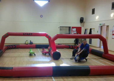 Didicar Grand Prix Race Track ของเล่น Inflatable กลางแจ้ง Kids Zorb Ball Race Ramp