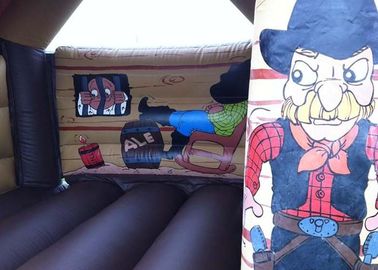 Wonderful Wild West Inflatable Bouncer ที่กำหนดเองสำหรับเด็กกระโดด