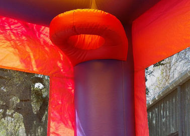 เจ้าหญิงปราสาทสีม่วง 4 ใน 1 Combo Bounce House Water Slide Combo ยอดนิยม