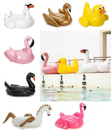 ของเล่นเป่าลมยักษ์ลอย Swan Inflatable Flamingo สำหรับสระน้ำ