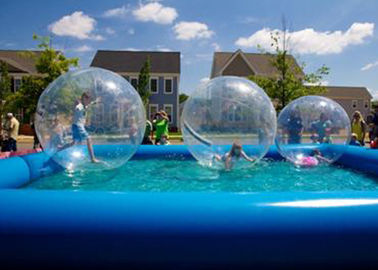 สระว่ายน้ำกลางแจ้งสำหรับเด็ก, 0.9mm PVC เดินบอลสำหรับสระว่ายน้ำทำให้พองได้