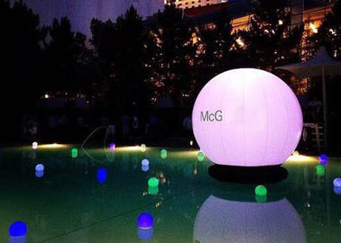 ไนท์บอลลูนสินค้าโฆษณา, สีม่วง LED Inflatable บอลลูนแสงสำหรับการแสดงผล