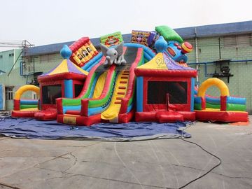 Inflatables กลางแจ้งปราสาท Bouncy, ของเล่นเกม Inflatable ของเล่นเด็กเล็ก Inflatable จัมเปอร์