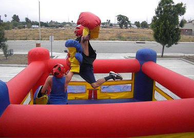 เกมกีฬาน่าตื่นเต้นพองเด็ก Inflatable Bouncy Boxing Ring