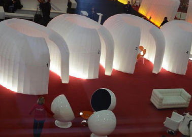 เต็นท์ขาว Mini Inflatable Ooffice Room เต็นท์ในร่มใช้ Inflatable Exit