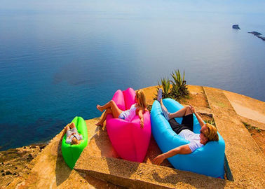 ม้านั่งยาวกระเป๋าสบายกระเป๋านอน Inflatable แคมป์ Hangout Air โซฟาสำหรับการเดินทางไต่เขา
