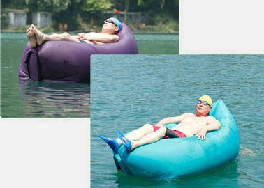 ม้านั่งยาวกระเป๋าสบายกระเป๋านอน Inflatable แคมป์ Hangout Air โซฟาสำหรับการเดินทางไต่เขา