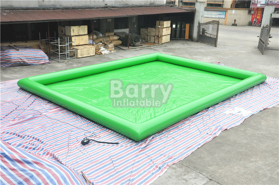 สระน้ำเป่าลม PVC สีเขียว 0.9 มม. สำหรับผู้ใหญ่ EN14960