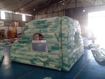 วัสดุพีวีซีถังบังเกอร์ถัง Iinflatable Paintball, Inflatable เกมส์กีฬาเพนท์บอลบังเกอร์