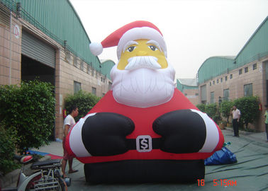 ยักษ์คริสต์มาสแฟชั่นคริสต์มาสยักษ์ซานตาพองกลางแจ้งสำหรับการโฆษณา