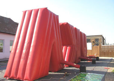 สินค้าพอง Inflatable โฆษณา Red Giant Inflatable signs คำสำหรับ Outdoor Place