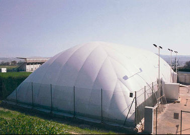 White Outdoor Inflatable Giant เต็นท์โครงสร้างขนาดใหญ่สำหรับงาน / อาคารอากาศขนาดใหญ่