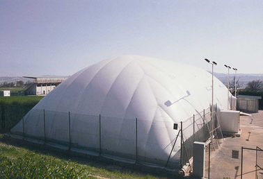 White Outdoor Inflatable Giant เต็นท์โครงสร้างขนาดใหญ่สำหรับงาน / อาคารอากาศขนาดใหญ่