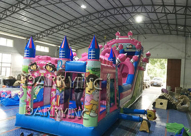 การ์ตูนโป๊ภาพนิ่งพาณิชย์สีชมพู Dora กับ Bouncy Castle / Bouncy Slide