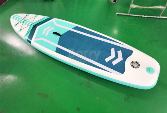 375lbs Inflatable Stand Up Paddle Board สีเขียวและสีขาว