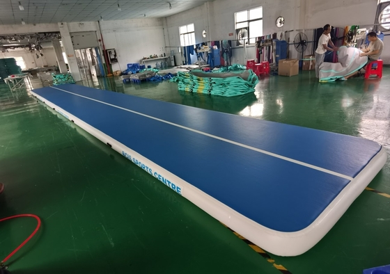 DWF 1.2mm Plato Inflatable ยิมนาสติก Tumble Mats Air Track 15 * 2 * 0.2m