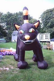 ใบรับรอง CE Outdoor Infant Silk Inflatables แมวดำสำหรับเทศกาลฮาโลวีน