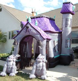 บ้านฮาโลวีน Inflatable บ้านผีสิงตกแต่งงานปาร์ตี้ฮาโลวีนตกแต่ง Inflatables