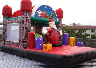 Jungel Inflatable สนามเด็กเล่น, Santa Claus House กลางแจ้ง Bouncy ปราสาท