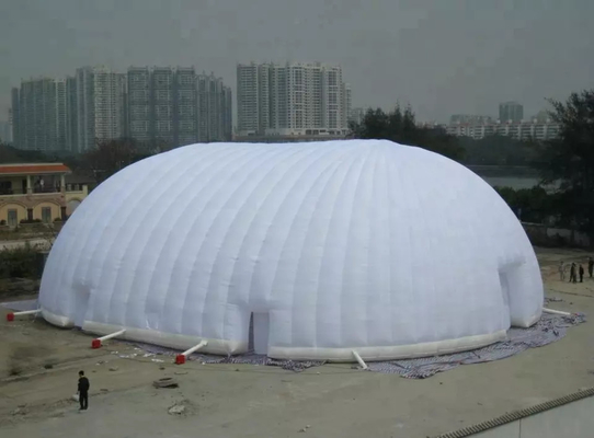 Plato Inflatable Dome Tent โครงสร้าง PVC Tarpaulin ขนาดใหญ่