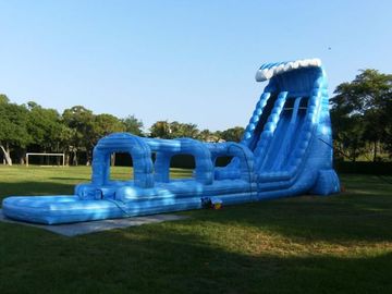 สนามเด็กเล่น Double Blue Backyard ภาพนิ่งน้ำภาพนิ่ง Sl Sl Slides