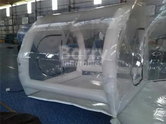 1.0mm pvc Camping Clear Inflatable Air Tent Outdoor สำหรับเช่า
