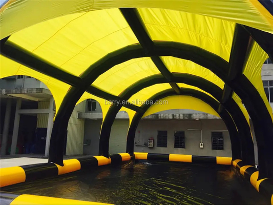 ฤดูร้อน 0.6 มม. Pvc Inflatable Pool เต็นท์สำหรับเด็กว่ายน้ำ Shelter Tent