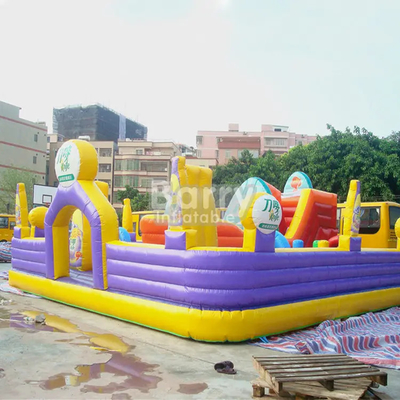 สวนสนุกแสนสนุก Bouncer สนามเด็กเล่น Bouncy Combo Jumping Castle