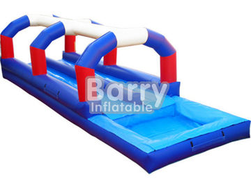 สีฟ้า / สีแดง / สีขาวคู่เลน Inflatable Sl Sl Sl N กับรูปสัตว์น้ำสระว่ายน้ำ