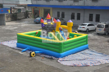 สวนสนุก Fun City ปราสาทสนุกสวนสนุก Inflatable Playground Equipment