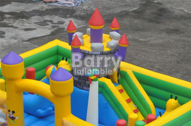 สวนสนุก Fun City ปราสาทสนุกสวนสนุก Inflatable Playground Equipment