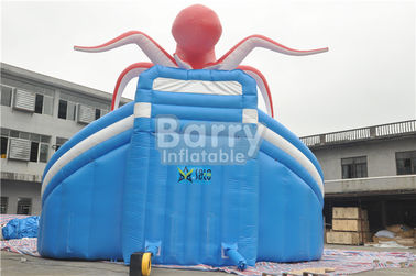 Octopus / Jungle Inflatable Hurricane Backyard ภาพนิ่งน้ำที่มีอุปสรรคหลักสูตร
