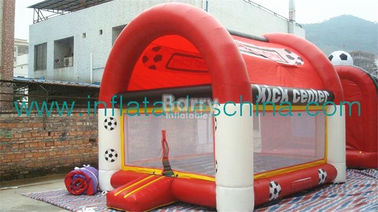 คลาสสิกคลาสสิกพอง Inflatable ฟุตบอลแดง Moonbounce สำหรับเด็ก