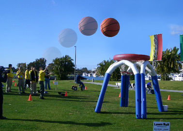 กีฬาโอลิมปิกที่กำหนดเองพองกีฬาบาสเกตบอล Hoop / สนามบาสเก็ตกับ 0.55mm PVC
