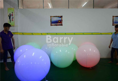 Inflatable LED ลูกโป่งควบคุมการสัมผัสลูกโป่งที่มีสีสันการควบคุมลูกโป่ง LED สำหรับงานปาร์ตี้