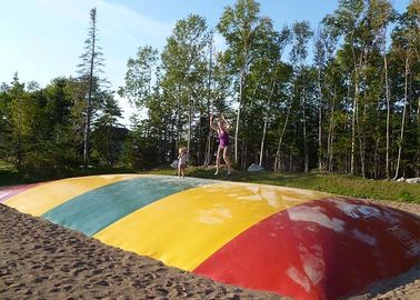 ของเล่นเกมตลกพองหมอนกระโดด Inflatable Bouncy Pad สำหรับเล่นเด็ก
