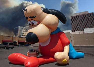 ยักษ์ 0.5mm วัสดุพีวีซี Inflatable Cartoon ตัวอักษรสำหรับการโฆษณา