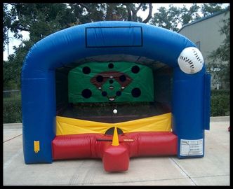เกมสำหรับเด็ก / Inflatable เกมกีฬาเบสบอลด้วย PVC