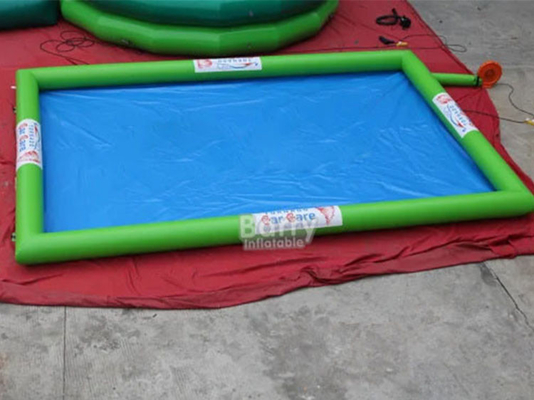 การออกแบบตามสั่ง Outdoor ขนาดใหญ่ พกพา บล๊อป Up Inflatable Car Wash Mat กับปั๊มอากาศ สําหรับ Outdoor