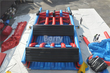 Hot Red 5K Insane Inflatable Obstacle Course สำหรับการแข่งขันวิ่ง, Sling Shot 5K Inflatable Obstacles